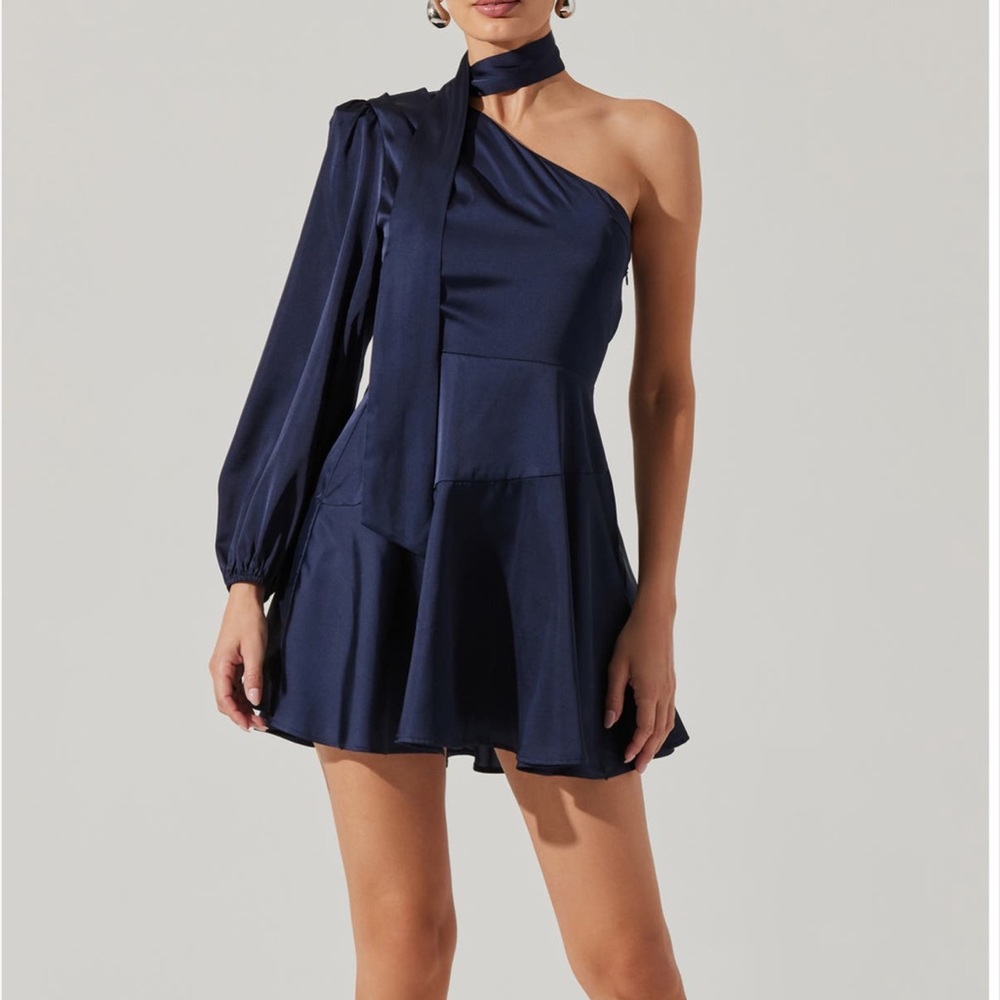 ASTR one shoulder dress